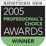 American Spa Professional's Choice Awards Winner Stamp 2005