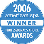 American Spa Professional's Choice Awards Winner Stamp 2006