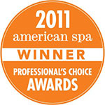 American Spa Professional's Choice Awards Winner Stamp 2011