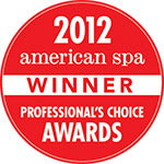 American Spa Professional's Choice Awards Winner Stamp 2012