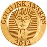 Gold Ink Award Winner Stamp 2012