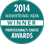 American Spa Professional's Choice Awards Winner Stamp 2014