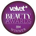 Velvet Beauty Award Winner Stamp 2014