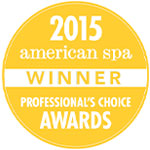 American Spa Professional's Choice Awards Winner Stamp 2015