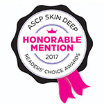ASCP Skin Deep Magazine Winner Stamp 2017