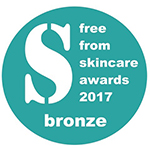 Free From Skincare Bronze Winner Stamp 2017