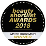 Beauty Shortlist Men's Winner Stamp 2018